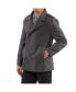 ფოტო #3 პროდუქტის Jake Mens Pea Coat Wool Blend Double Breasted Dress Jacket Peacoat