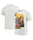 Фото #1 товара Men's NBA x McFlyy White Los Angeles Lakers Identify Artist Series T-shirt