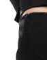 Фото #10 товара Mango waistband detail micro shorts in black