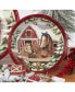 Homestead Christmas 4 Piece Soup Bowl Set