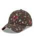 Women's Pewter Tampa Bay Buccaneers Floral 9TWENTY Adjustable Hat