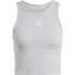 ADIDAS ORIGINALS Essentials Ribbed tank top Серый, XL - фото #4