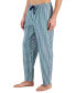 ფოტო #3 პროდუქტის Men's Regular-Fit Gingham Check Pajama Pants, Created for Macy's