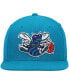 Men's Teal Charlotte Hornets Hardwood Classics Team Ground 2.0 Snapback Hat Голубой - фото #4