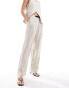 Фото #5 товара ASOS DESIGN premium trouser with linen in natural