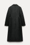 Zw collection fitted wool coat