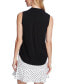 Women's Sleeveless Button-Down Blouse