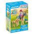 PLAYMOBIL Girl With Pony And Foal Construction Game
