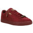 Фото #2 товара Puma Suede Classic Vd Flagship Logo Perforated Lace Up Womens Red Sneakers Casu