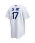 Men's Shohei Ohtani White Los Angeles Dodgers Home Replica Player Jersey WHT/LD, L - фото #6