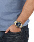 Фото #4 товара Наручные часы Abingdon Co. Women's Jordan Chronograph Black Steel Bracelet Watch 40mm