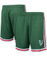 Фото #1 товара Men's Hunter Green Milwaukee Bucks Hardwood Classics Primary Logo Swingman Shorts