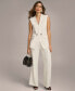 ფოტო #4 პროდუქტის Women's Pinstripe Button-Front Vest