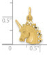 ფოტო #3 პროდუქტის Unicorn Charm Pendant in 14k Yellow Gold