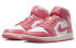 Air Jordan 1 Mid 'Strawberries and Cream' BQ6472-186 Sneakers