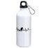 KRUSKIS Skiing Heartbeat 800ml Aluminium Bottle