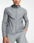 Nike Running Miler Repel jacket in grey 2XL - фото #2