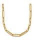 Фото #1 товара Diamond2Deal 18k Yellow Gold Oval Links Necklace