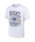 Фото #4 товара Men's Darius Rucker Collection by White Detroit Tigers Distressed Rock T-shirt