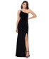 ფოტო #1 პროდუქტის Women's One-Shoulder Long Sheath Dress