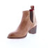 Фото #4 товара Bed Stu Brie F393023 Womens Brown Leather Slip On Chelsea Boots 8.5