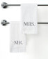 Фото #2 товара Mr. & Mrs. Embroidered Cotton Hand Towel, 16" x 30"