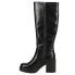 Фото #3 товара Dirty Laundry Go Girl Smooth Round Toe Platform Womens Black Casual Boots GGRU0