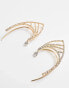 Фото #3 товара ASOS DESIGN Halloween ear cuff in elf design in gold tone