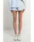 ფოტო #3 პროდუქტის Women's Striped Color Blocked Shorts