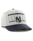 Фото #2 товара 47 Brand Men's Gray New York Yankees Double Headed Baseline Hitch Adjustable Hat