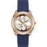 Guess G Twist Silver Dial Silicone Strap Ladies Watch W0911L6