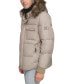 Фото #3 товара Men's Nisko Short Channel Quilted Puffer Jacket with Faux Fur Hood