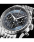 ფოტო #2 პროდუქტის Men's Megalos Silver-tone Stainless Steel , Blue Dial , 51mm Round Watch