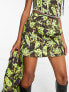 COLLUSION twill mini skirt in camo print co-ord