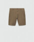 Фото #7 товара Men's Slim-Fit Bermuda Shorts