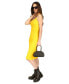 ფოტო #3 პროდუქტის Women's Rib-Knit Midi Dress