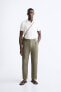 100% linen trousers