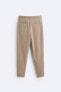 Easy care jogger waist trousers