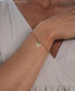 ფოტო #4 პროდუქტის Silver-Tone or Gold-Tone Beating Heart Charm Bracelet