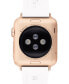 Фото #2 товара Ремешок для часов Coach белый Резина 38/40/41 мм для Apple Watch®