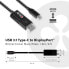 Фото #4 товара Club 3D USB Type C Cable to DP 1.4 8K60Hz M/M 1.8m/5.9ft - USB C - Displayport 1.4 - 1.8 m - Black