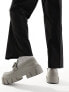 Фото #3 товара ASOS DESIGN chunky loafers in grey with chain