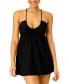 ფოტო #1 პროდუქტის Juniors' Scoop-Neck Sleeveless Cover Up Dress, Created for Macy's