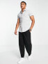 Фото #4 товара ASOS DESIGN stretch slim fit work shirt in grey