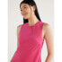 Фото #1 товара Scoop Women's Crew Neck Satin Midi Tank Dress Size XXL