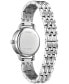 ფოტო #3 პროდუქტის Eco-Drive Women's Stainless Steel Bracelet Watch 29mm