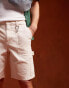 ASOS DESIGN carpenter cargo short in ecru ripstop