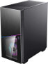 Фото #3 товара MSI MPG SEKIRA 100R Mid-Tower ATX Case (2x USB 3.1 Connections, 4x 120 mm A-RGB Fans Included, Black, RGB)