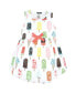 ფოტო #2 პროდუქტის Baby Girls Baby Organic Cotton Short-Sleeve and Long-Sleeve Dresses, Popsicle