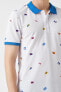Фото #5 товара Футболка с принтом флага Slim Fit Polo Neck T-shirt Koton